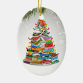 Writer Reader Bookaholic Books Lover Bookworm Keramik Ornament (Hinten)