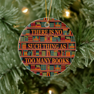 Writer Reader Bookaholic Books Lover Bookworm Keramik Ornament