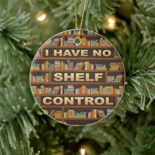 Writer Reader Books Ich habe keine Kontrolle mehr Keramik Ornament (Baum)