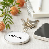 Writer Round Premium Schlüsselanhänger (Seite)