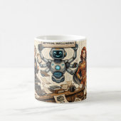 Writer’s Desk AI Superhero Kaffee - Kaffeetasse (Mittel)