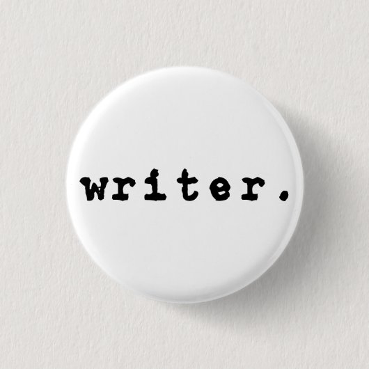 Writer (Schreibmaschine) Button (Vorderseite)