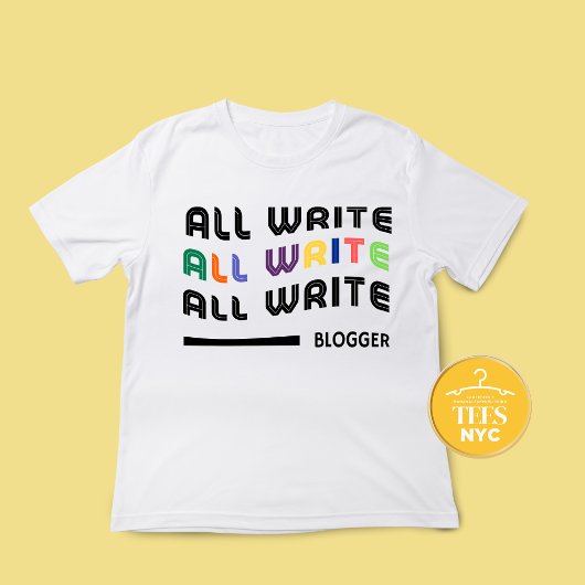 Writer Shirt Geschenk für Blogger Unisex T - Shirt