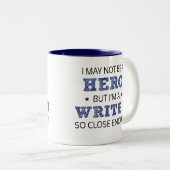 Writer Spaß Novelty Zweifarbige Tasse (VorderseiteRechts)