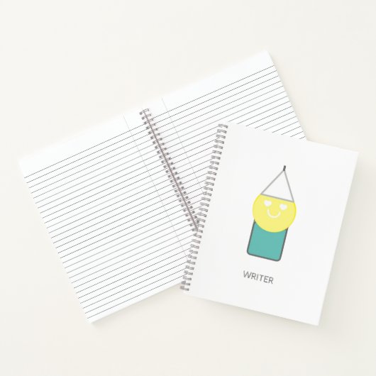 WRITER Spiral Notebook von Poet Adiela Akoo Notizblock (Innenseite)