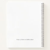 WRITER Spiral Notebook von Poet Adiela Akoo Notizblock (Rückseite)