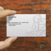 Writer Stylish Random Words Visitenkarte