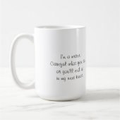 Writer-Tasse Kaffeetasse (Links)