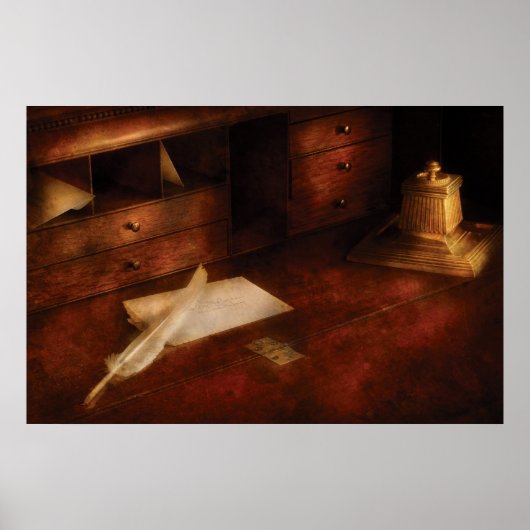 Writer - The Writer Desk Poster (Vorne)