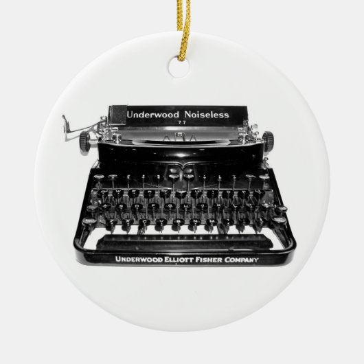 Writer Typewriter Author Novelist writer ORNAMENT (Vorne)