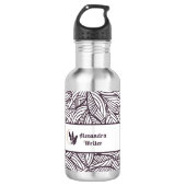 Writer Water Flasche Edelstahlflasche (Vorderseite)