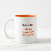 Writers Block Funny Quote Spaß Tee Kaffee Tasse (Links)