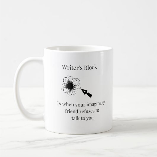 Writer's Block Mug NANOWRIMO Kaffeetasse (Links)