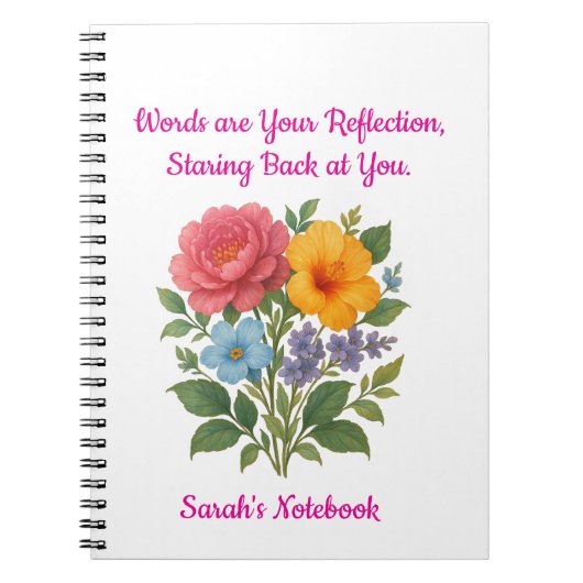 Writer's Blume Design Notebook Notizblock (Vorderseite)