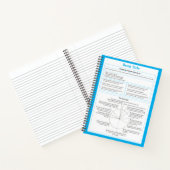 Writer's Character Sheet and Plot Notebook Notizblock (Innenseite)