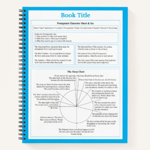 Writer's Character Sheet and Plot Notebook Notizblock