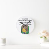 writer's cramp runde wanduhr (Zuhause)