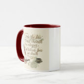 "Writer's Delight Tasse: Inspiration Zitate for Be Tasse (Vorderseite Links)