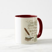 "Writer's Delight Tasse: Inspiration Zitate for Be Tasse (VorderseiteRechts)