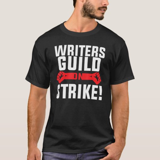 Writers Guild Of America Streik T-Shirt (Vorderseite)