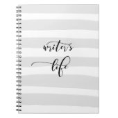 Writer's Life Notebook Notizblock (Vorderseite)