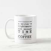 Writer's Nightmare Coffee Tasse (Links)