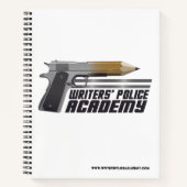 Writers' Police Academy Spiral Notebook Notizblock (Vorderseite)