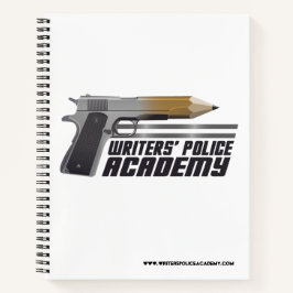 Writers' Police Academy Spiral Notebook Notizblock