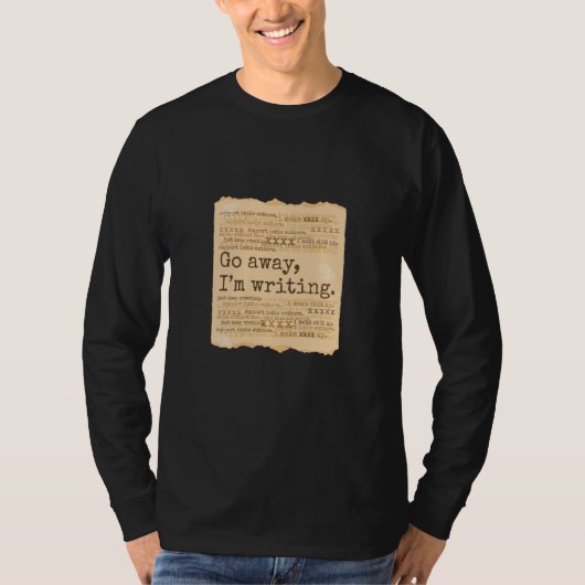 Writers Quotes Writing T-Shirt (Vorderseite)