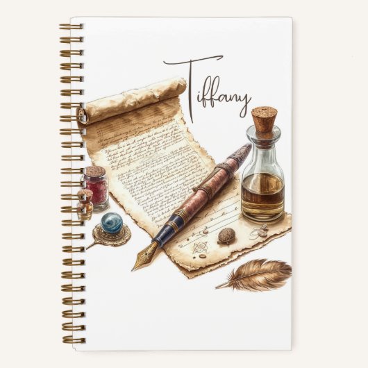 Writers Spiral Notebook Notizblock (Vorderseite)