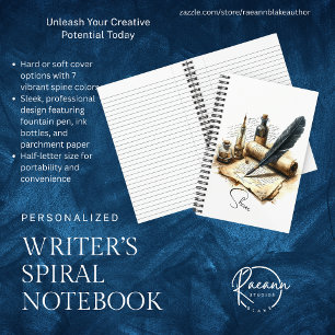 Writers Spiral Notebook Notizblock