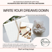 Writers Spiral Notebook Notizblock