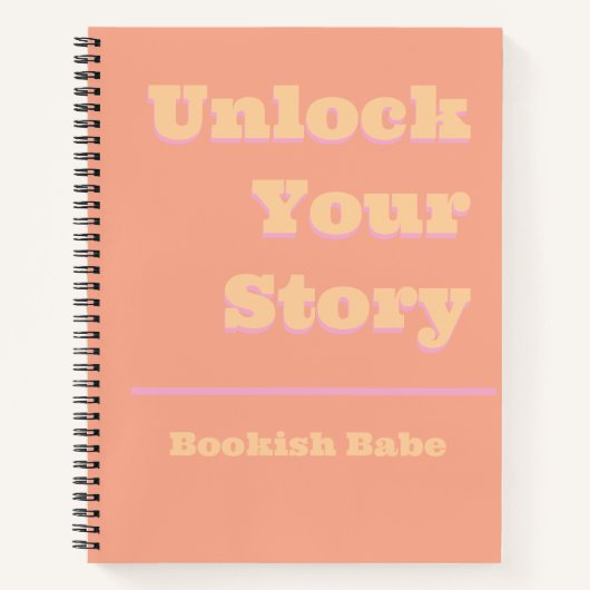 Writers Story Notebook Notizblock (Vorderseite)