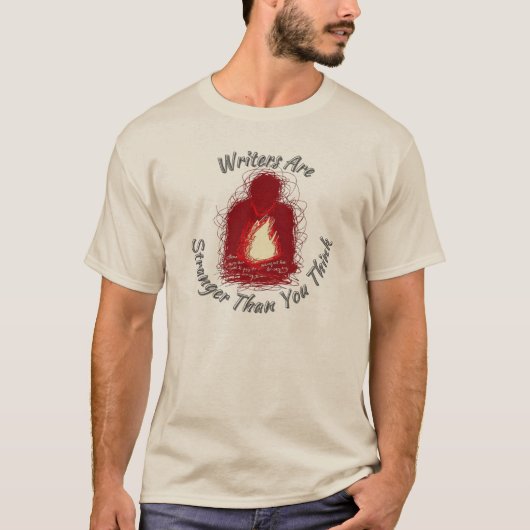 Writer's TShirt - Sie sind schwerer als Sie denken (Vorderseite)