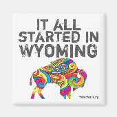 Writer's Workshop Wyoming Magnet (Vorne)