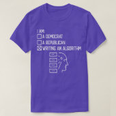 Writing An Algorithm - Data Scientist Engineer Dat T-Shirt (Design vorne)