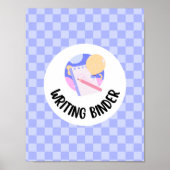 writing binder title page insert poster (Vorne)