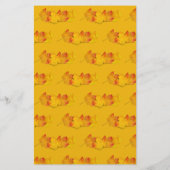 Writing Paper Maple Leaves Header Briefpapier (Rückseite)