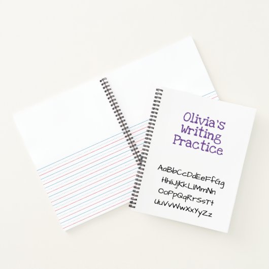 "Writing Practice"-Journal Notizblock (Innenseite)