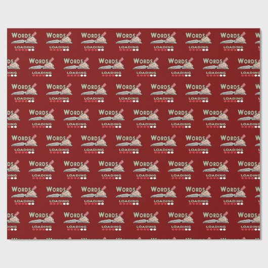 Writing Words Geschenkpapier (Flach)