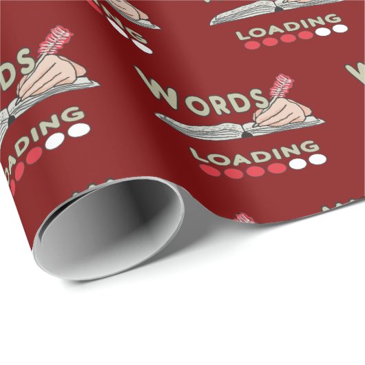 Writing Words Geschenkpapier (Rolleneckpunkt)