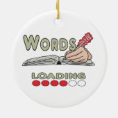 Writing Words Keramik Ornament (Hinten)