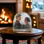 Written in the Stars 2 Photo Simple Modern Script Schneekugeln