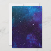 Written in the Stars Bridal Shower  Einladung (Rückseite)