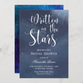 Written in the Stars Bridal Shower  Einladung (Vorne/Hinten)