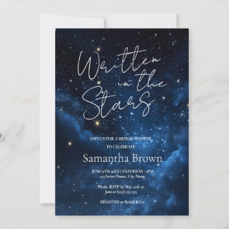 Written in the Stars Bridal Shower Invitation Einladung
