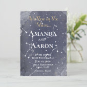 Written in the Stars Einladung (Stehend Vorderseite)