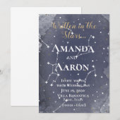 Written in the Stars Einladung (Vorne/Hinten)