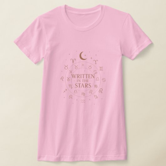 Written in the Stars | Mystic Zodiac Celestial Des T-Shirt (Ablage )