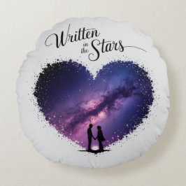 Written in the Stars Rundes Kissen